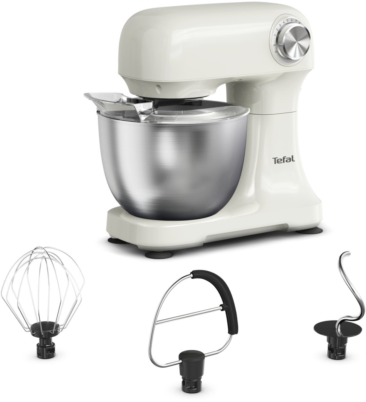 Mikser Tefal Bake Easy 3.5 L mieszadło - Mikser QB140AF0 (3016661179495)