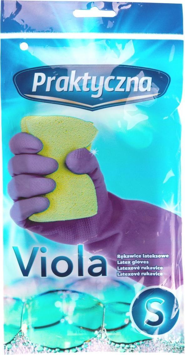 Praktyczna RĘKAWICE LATEKSOWE VIOLA - PRAKTYCZNA - S
