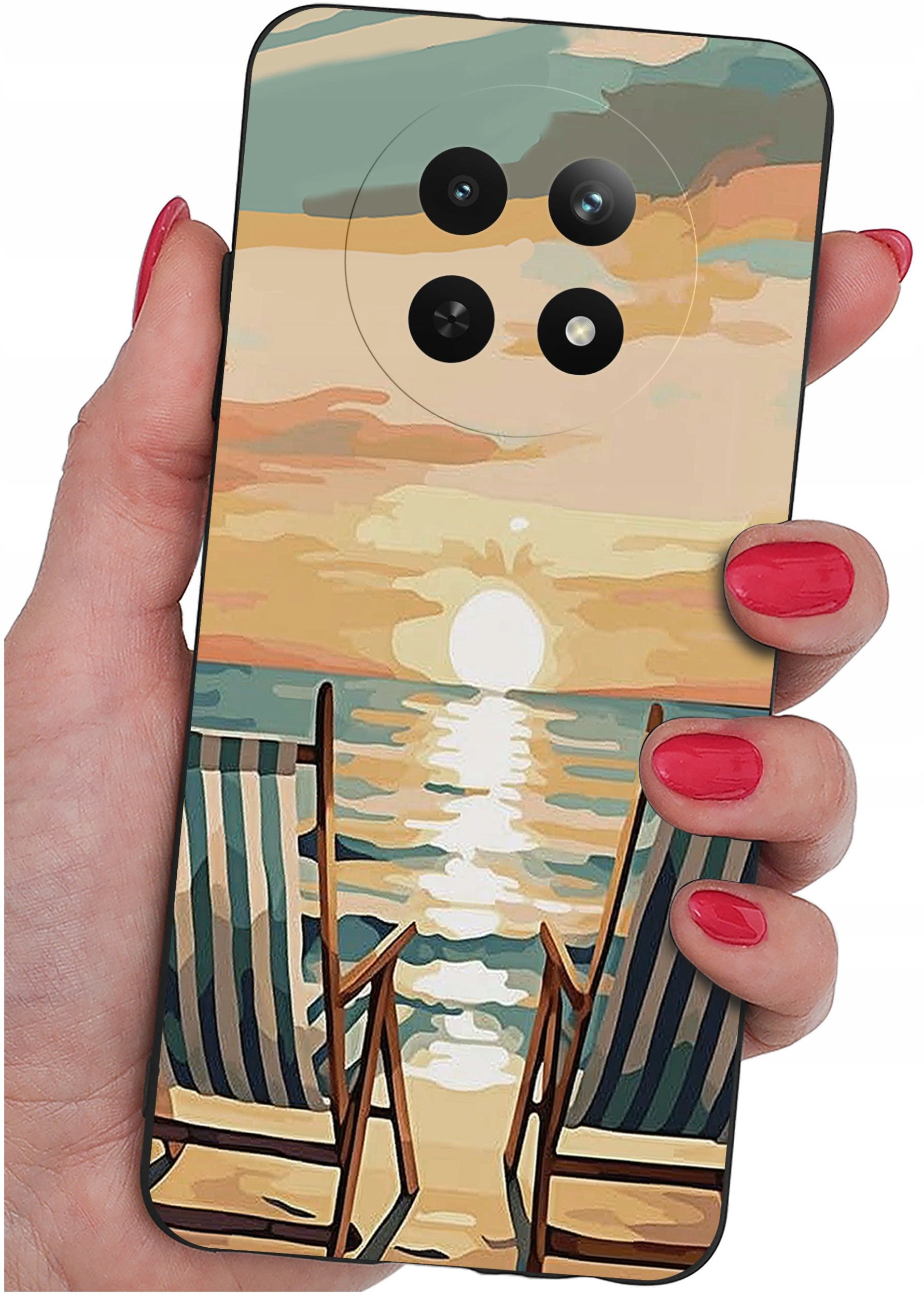 Etui do Realme 12 5G | 12x 5G WZORY |SILIKONOWE MATT CASE + SZKŁO 9H