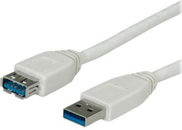 Kabel USB Value USB-A - 0.8 m Szary (11.99.8977-50)