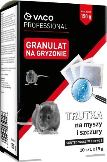 Vaco Vaco Granulat na myszy i szczury w saszetkach - 10x15 g