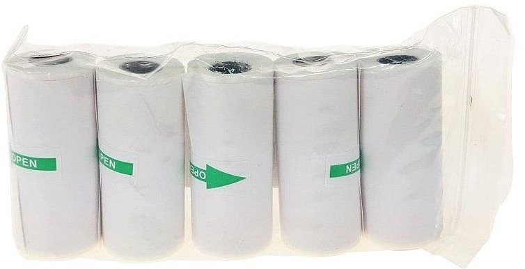 Papier termiczny biały samoprzylepny 5,5x2,5cm 5sz