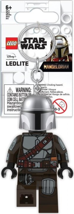 Breloczek LEGO LEGO Star Wars KE187 Brelok do kluczy z latarką The Mandalorian Season 2