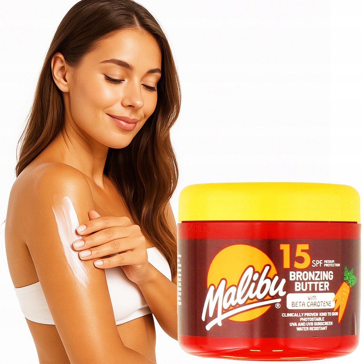 Balsam Nawilżający z Beta-karotenem SPF 15 DO OPALANIA 300 ml