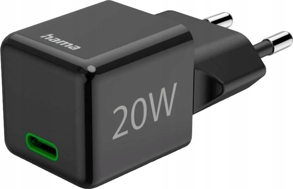 Hama 00201984 ładowarka do urządzeń przenośnych Smartfon Czarny Prąd przemienny Szybkie ładowanie Wewnętrzna