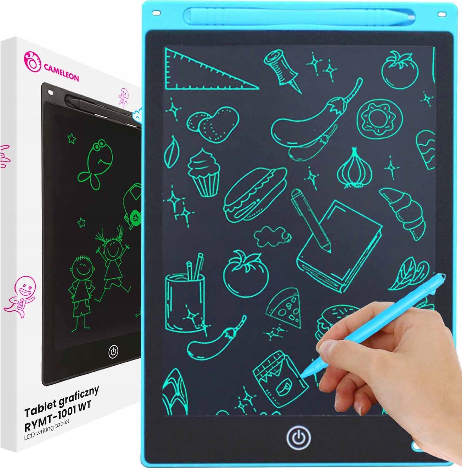 TABLET GRAFICZNY DLA DZIECI 12' RYMT-1001 WT BLUE