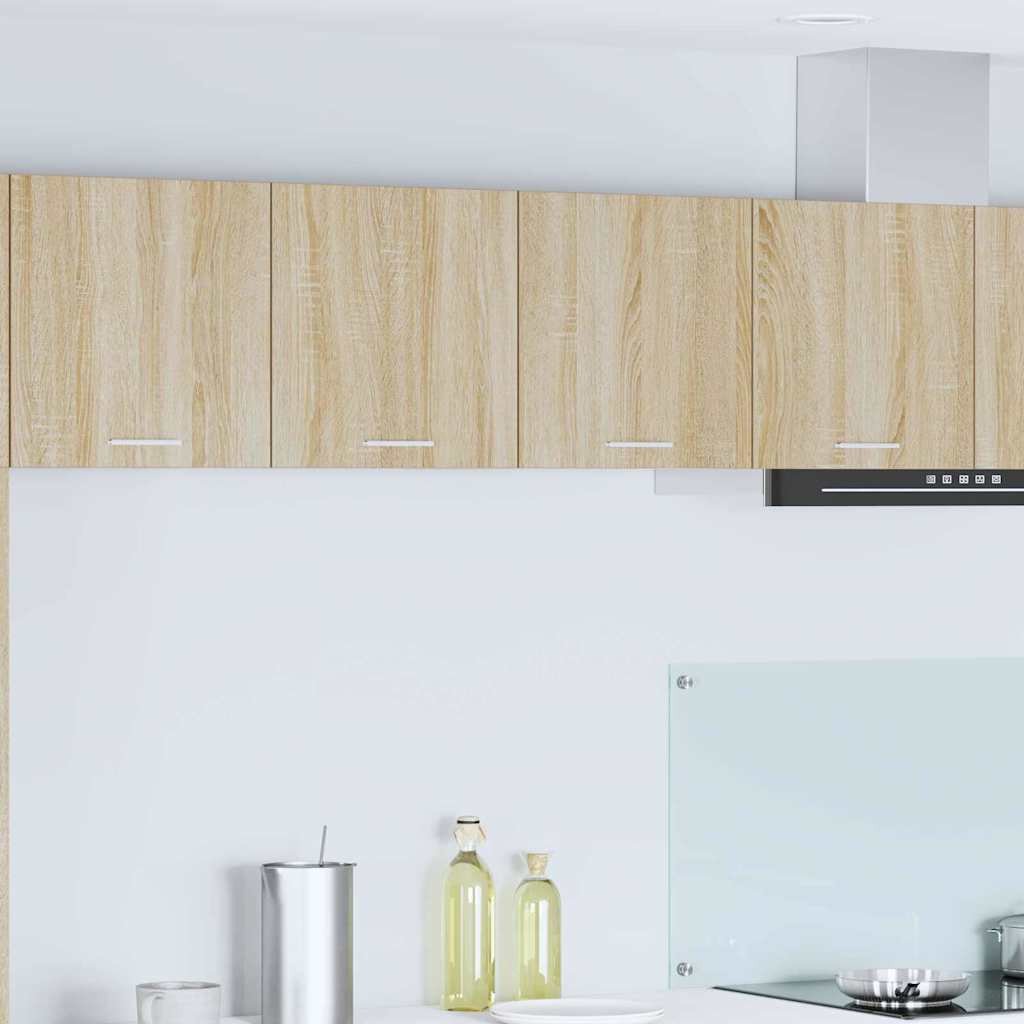 vidaXL Szafka wisząca z półką Riga Dąb Sonoma 80 x 31 x 40 cm