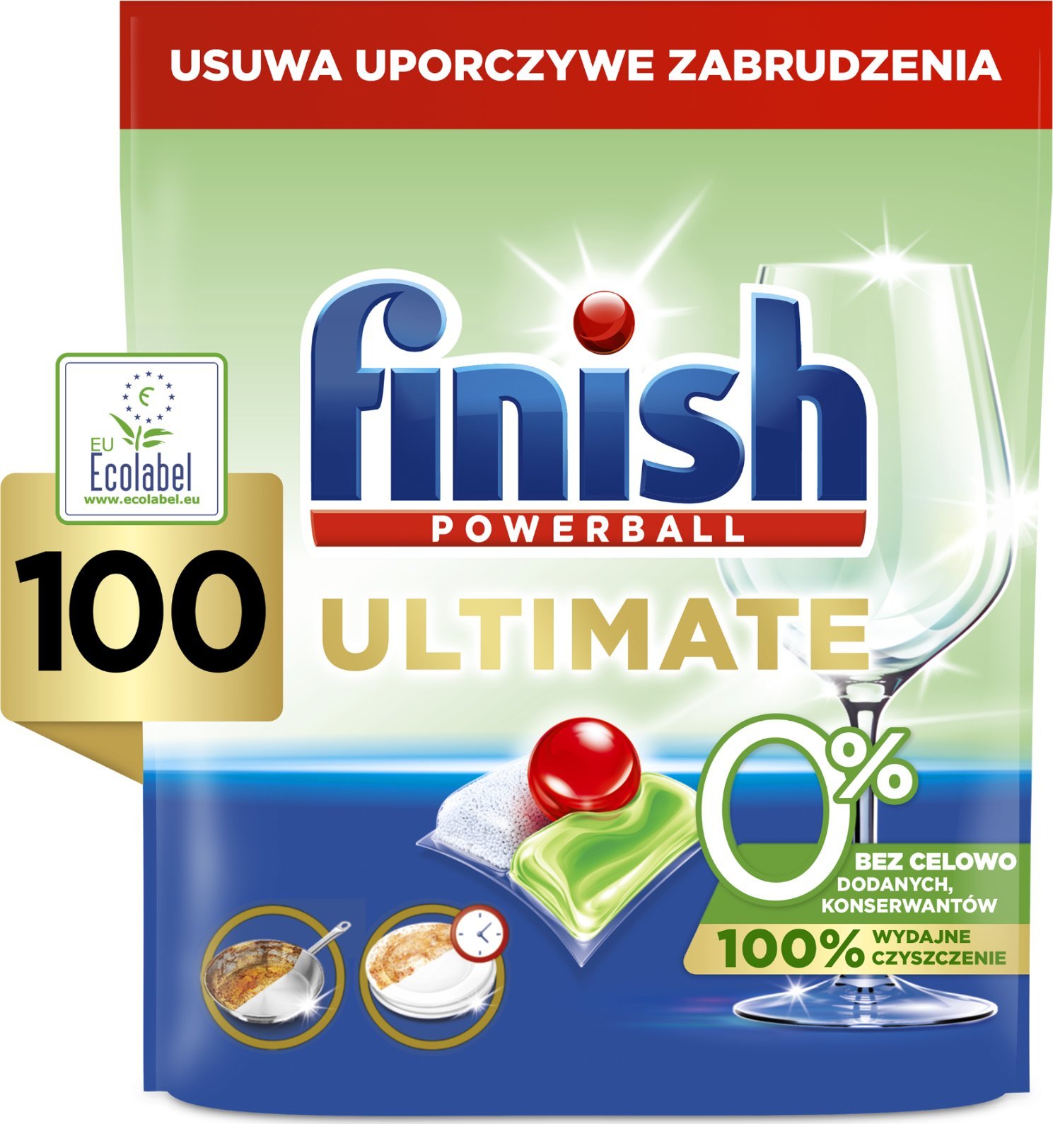 Finish Kapsułki do zmywarki Ultimate 0% 100 szt.
