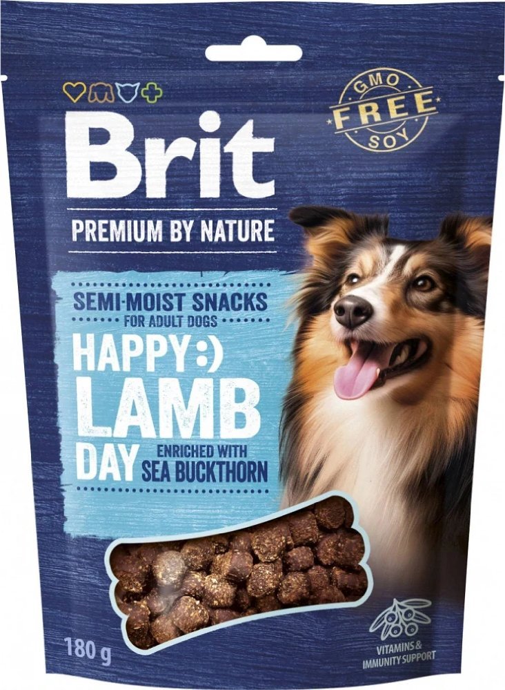 BRIT PREMIUM DOG SNACK LAMB WITH SEABUCKTHORN 180g