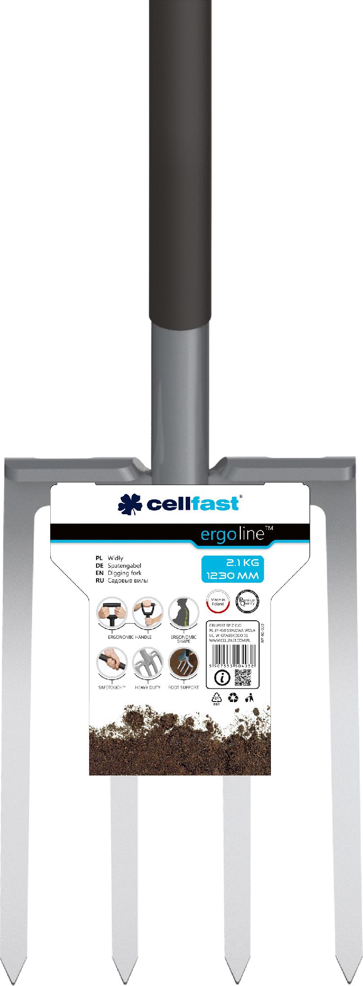 Cellfast Widły stalowe 123cm (40-020)