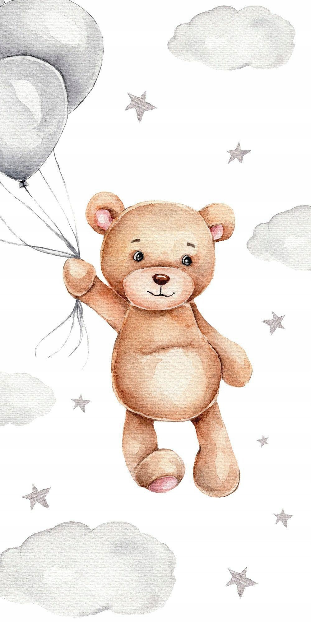 Vaikiškas rankšluostis Teddy Bear, 70x140 cm