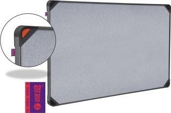 Tablica filcowa MemoBe Idea Edge 90x60cm rama aluminiowa czarna -