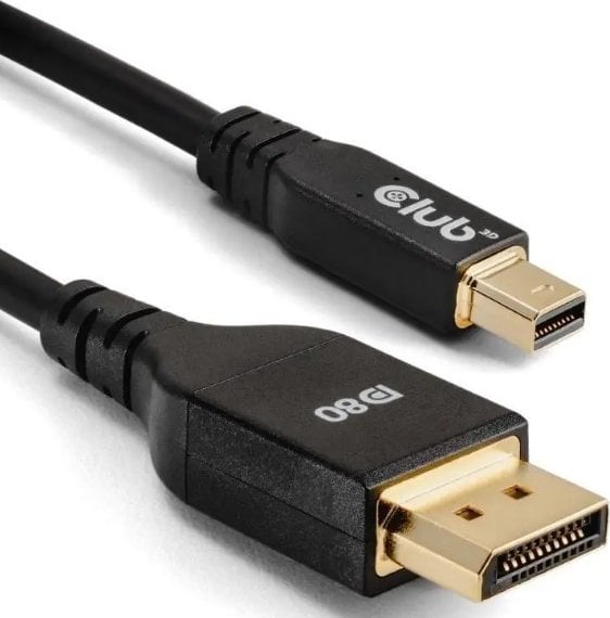 Kabel Club 3D Club3D Kabel MiniDP 2.1 <-> DP2.1 1m 10K60Hz St/St retail