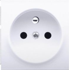 Kontakt-Simon Pokrywa gniazda pojedynczego z przesłonami biała (DGZ1ZP/11)