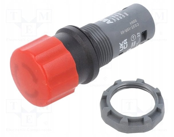 Przycisk bezpieczeństwa grzybkowy 30mm 2R-0- 1Z-2R 24 ... 300 V czerwony CE3T-10R-02 1SFA619500R1051