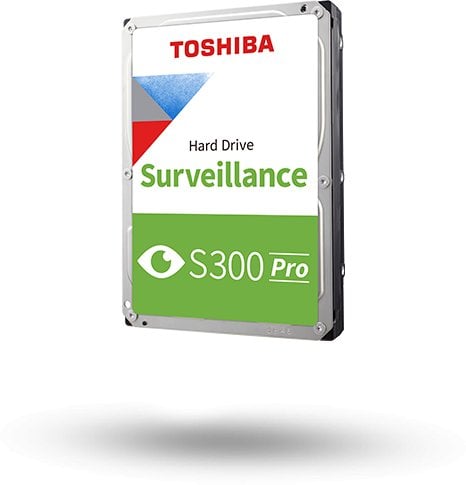 TOSHIBA S300 PRO 4TB CMR, (3.5'', 512MB, 7200RPM, SATA, 24/7, TBW: 300)