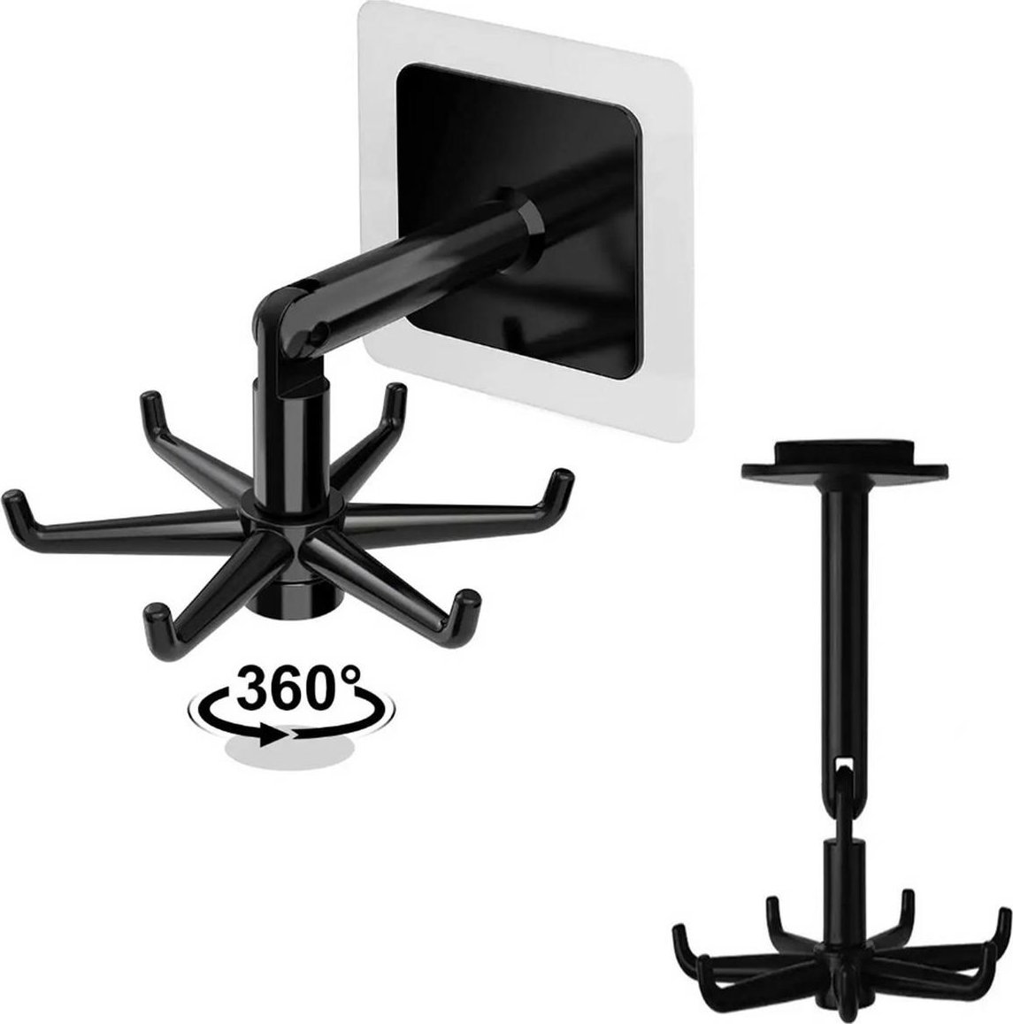 ATL AG880A Wieszak kuchenny obrotowy czarny