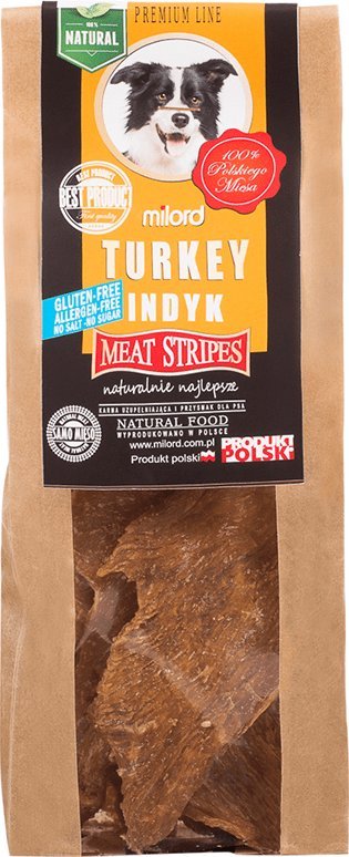 Przysmak dla psa - indyk płaty 150 g
