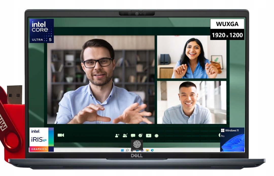 Laptop Dell Latitude 7450 Ultra 5 135U 16GB 1TB SSD FHD+ IPS Win11 DO PRACY