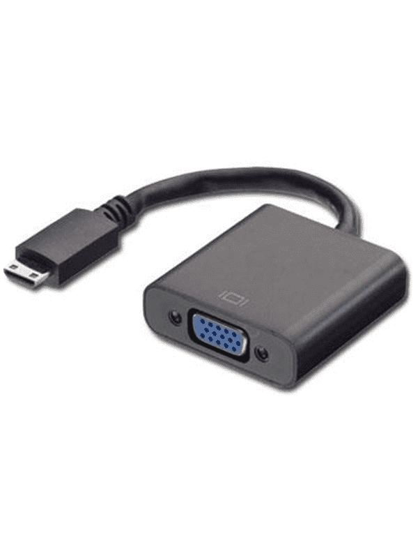 Adapter AV MicroConnect HDMI Mini - D-Sub (VGA) czarny (HDMIVGAB)