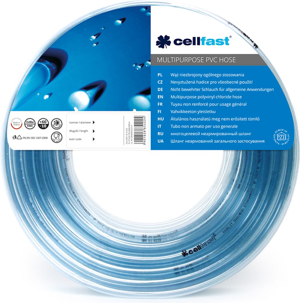 Cellfast Wąż niezbrojony ogólnego stosowania 12,5mm x 50m (20-425)