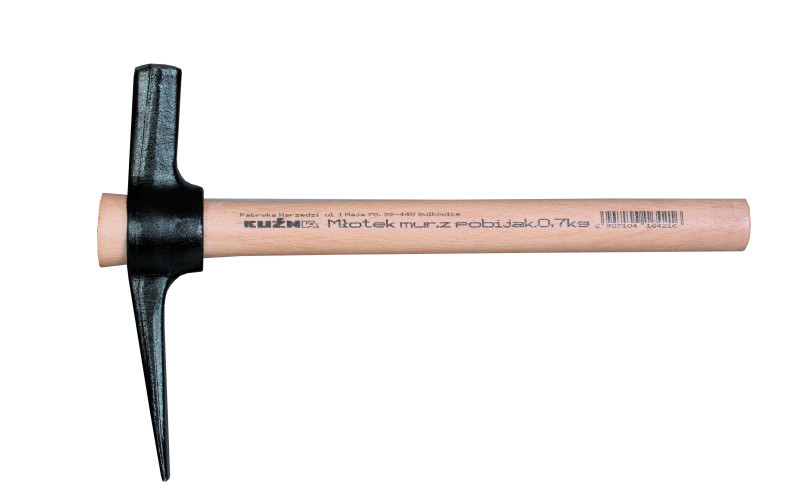 Kuźnia Sułkowice Młotek murarski rączka drewniana 700g 320mm (MLO MUR 0.7K)