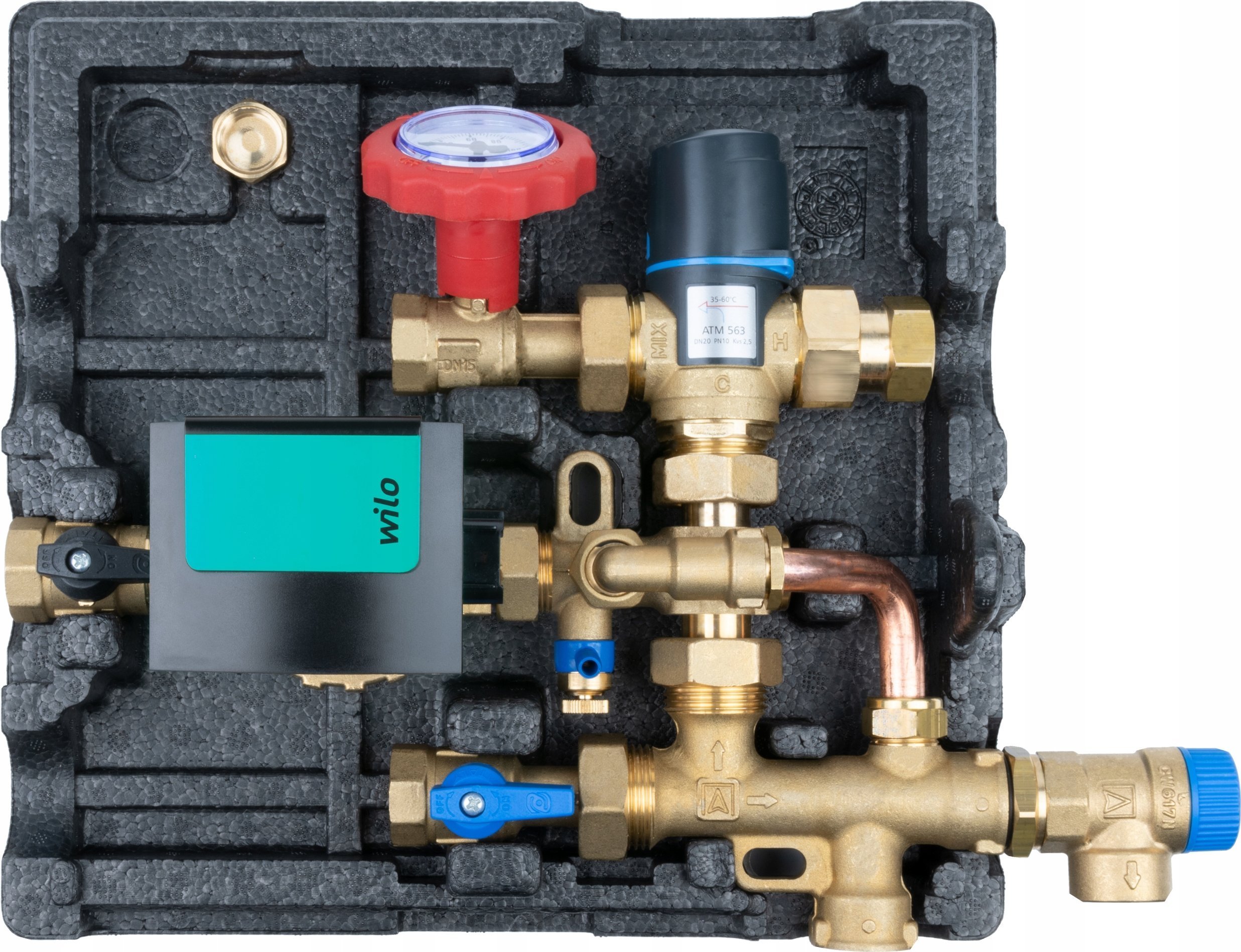 Afriso grupa pompowa WZS 100 do cyrkulacji C.W.U 68 405 00