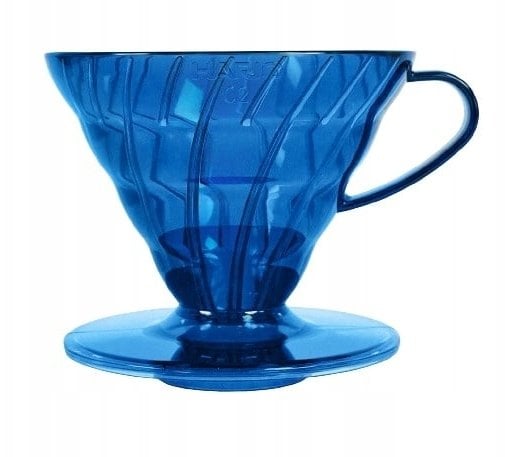 Hario Plastikowy Drip V60-02 Ocean Blue - Niebieski