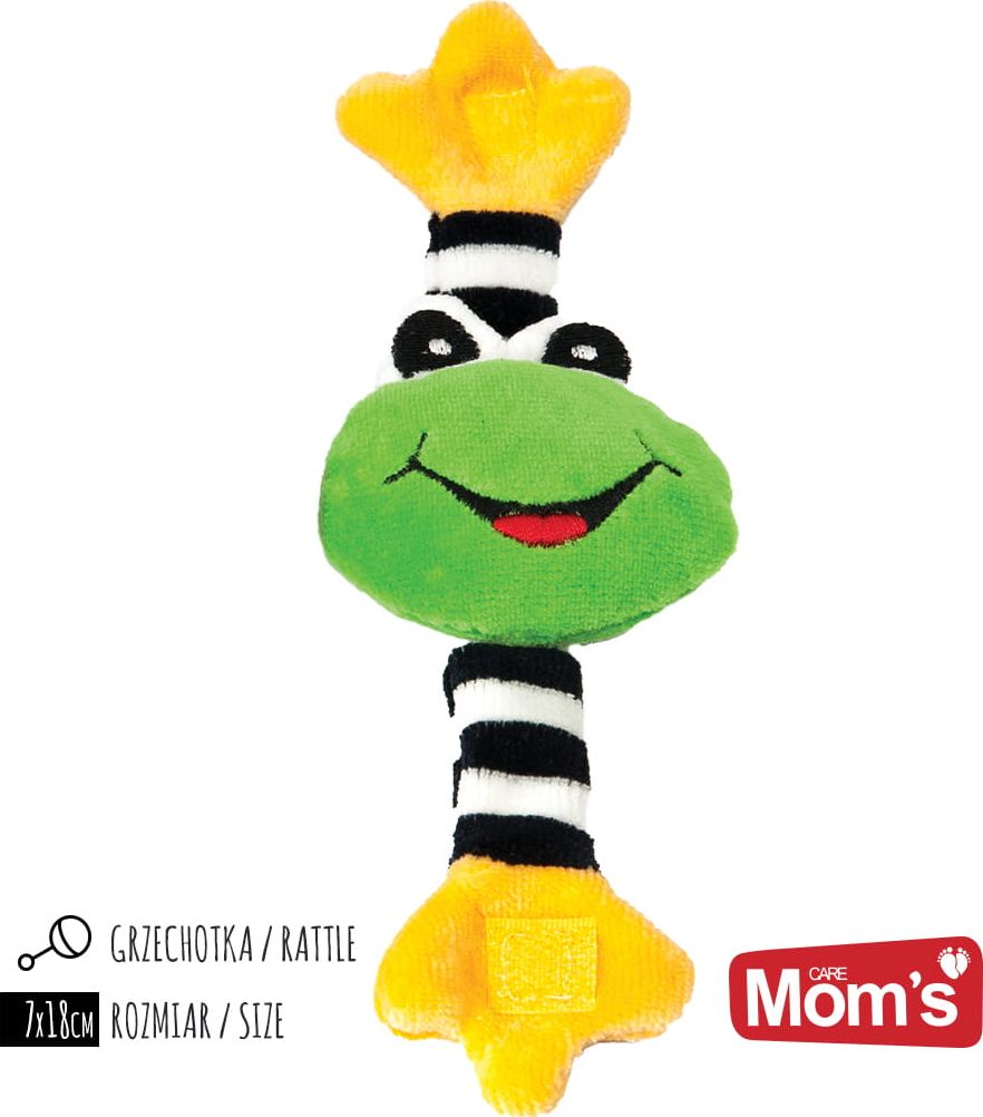 MAM Grzechotka na rączkę Żabka 010 Mom's Care