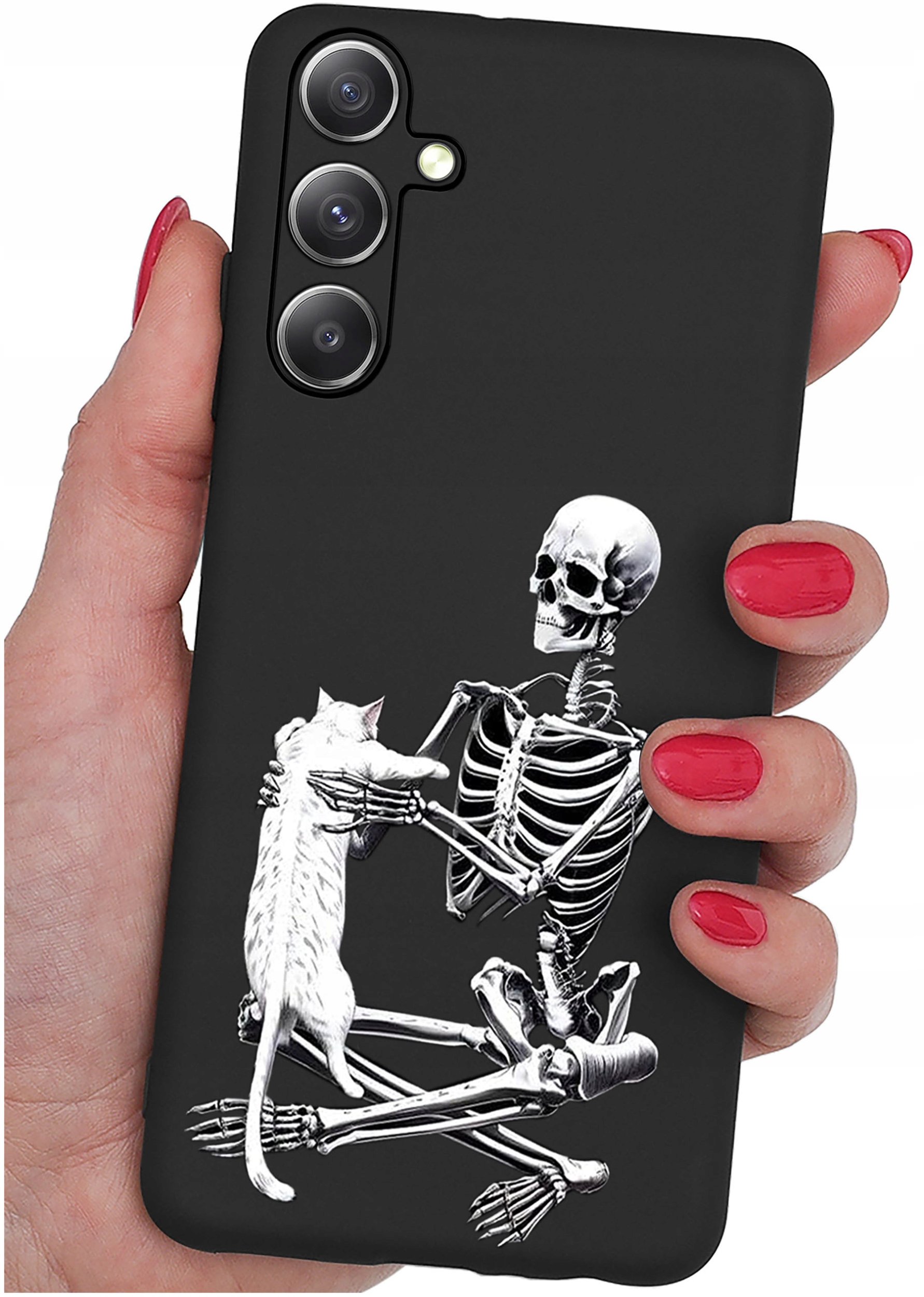 ETUI do Samsung Galaxy S23 FE WZORY |SILIKONOWE MATT CASE + SZKŁO 9H