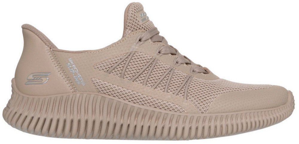 Buty damskie SKECHERS Slip-ins: BOBS Geo Lite (117413 - TAN) 38.5