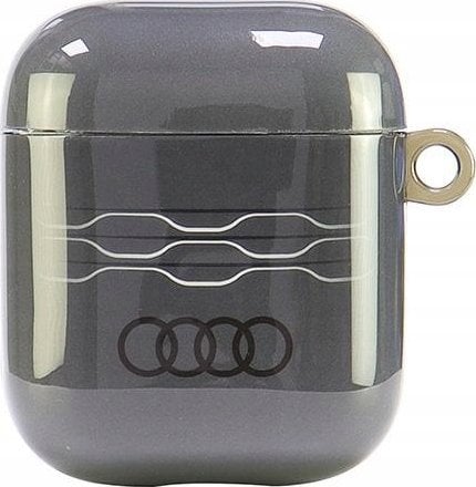 Audi Audi IML Geometric Pattern AirPods 1/2 cover szary/gray AU-IMLAP-A6/D3-GY