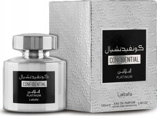 Lattafa LATTAFA CONFIDENTIAL PLATINUM (M/W) EDP/S 100ML