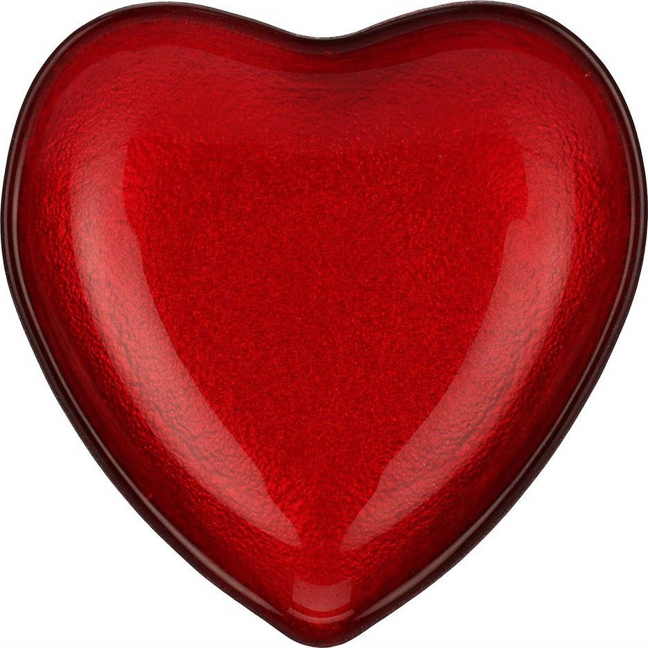 Mały talerz serce NEIMIEIPENSIERI czerwony - Rituali Domestici