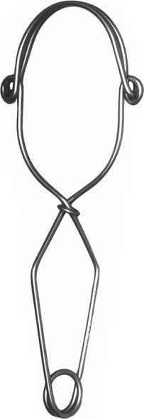 Protekt AZ200 - zaczep nożycowy, prześwit 140 mm ze stali nierdzewnej.