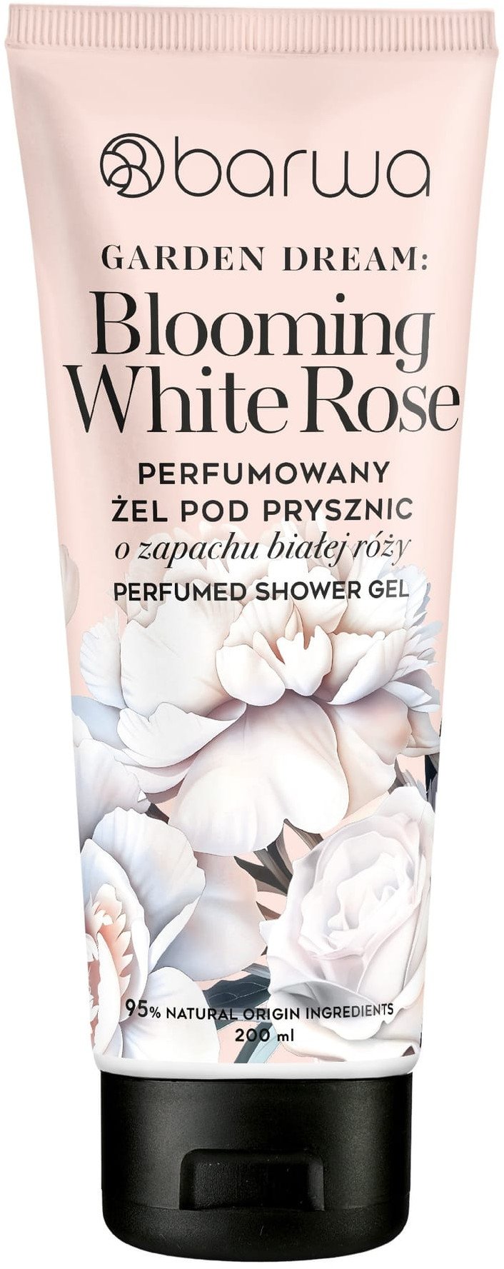 BARWA Garden Dream Blooming White Rose Perfumowany żel pod prysznic - Biała róża 200 ml