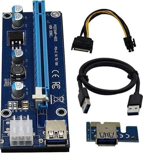 C-Tech Riser RC-PCIEX-01C