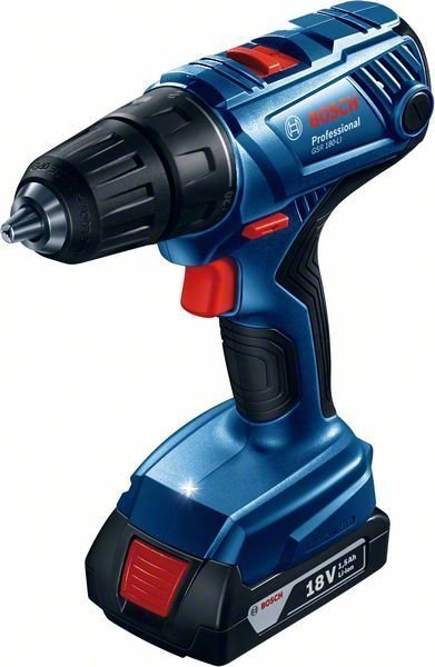 Bosch WIERTARKO-WKRĘTARKA AKUMULATOROWA GSR 180-LI 2*2.0AH+BITY