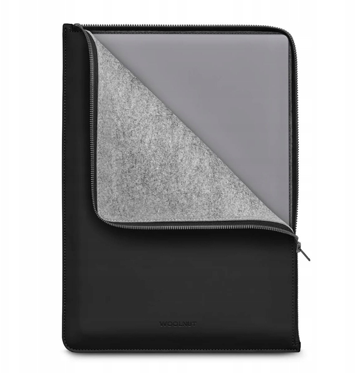 Woolnut Coated Folio Sleeve for 16" MacBook Pro, Black
