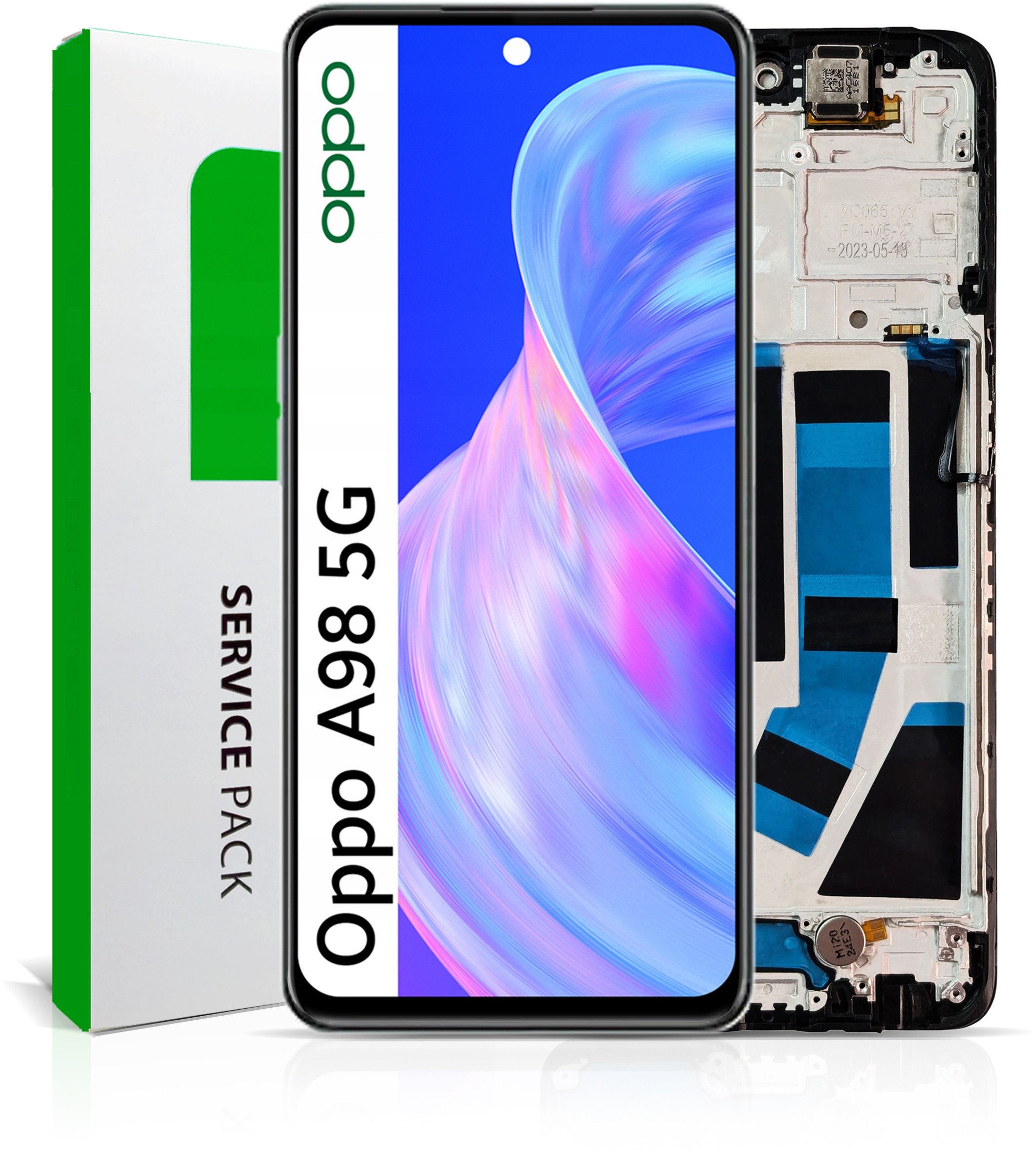 Wyświetlacz do Oppo A98 5G Ekran LCD Ramka Oryginał Zila CPH2529 (5904858382521)