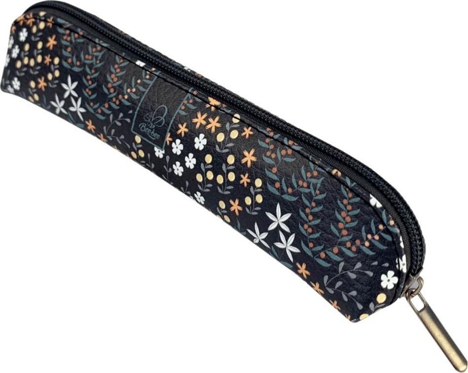 Piórnik Bee-bee Piórnik mini Kwiaty oliwkowe