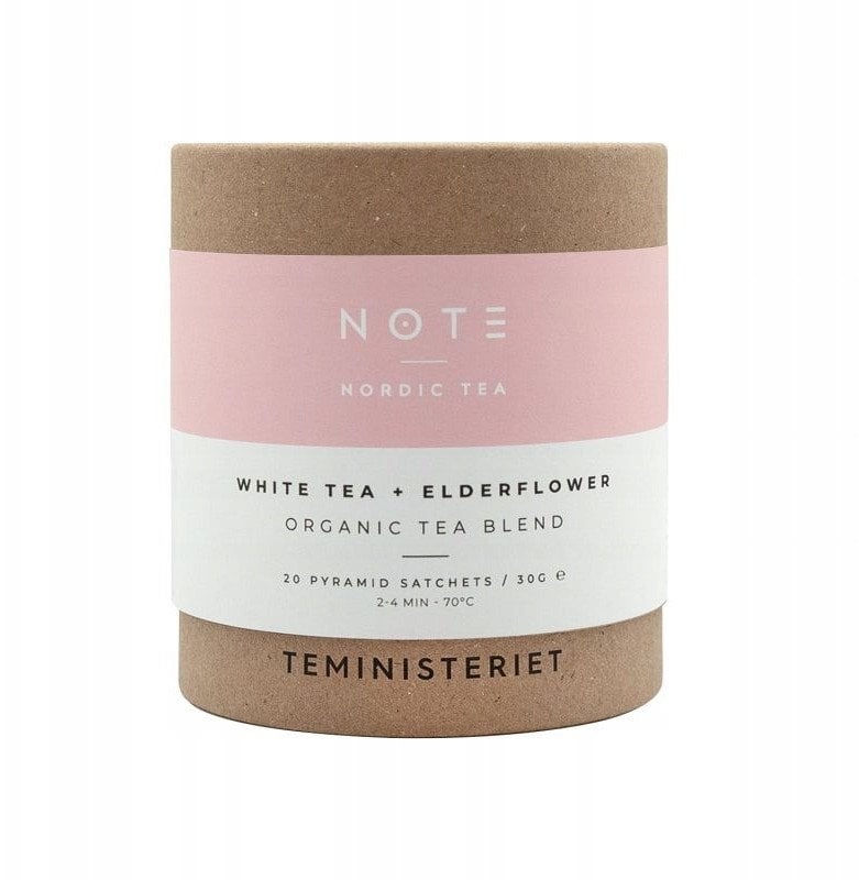Teministeriet Herbata Note White Tea Elderflower Organic 20 torebek