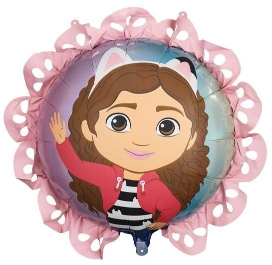 Balon foliowy pastylka Koci Domek Gabi 52x52cm