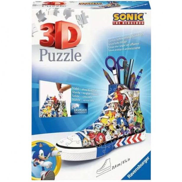 Ravensburger 3D Puzzle Sneakers Sonic the Hedgehog