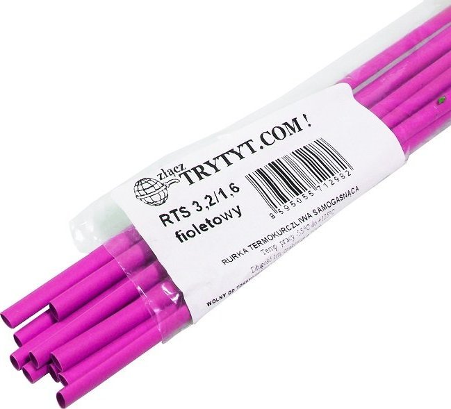 Trytyt 10x Koszulka termokurczliwa RTS 3,2/1,6 fioletowy