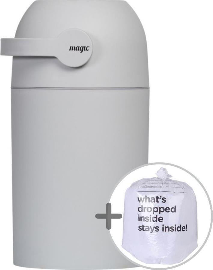 MA-C110LG-KOSZ NA ZUŻYTE PIELUCHY SZARY NA 25SZTUK PIELUCH