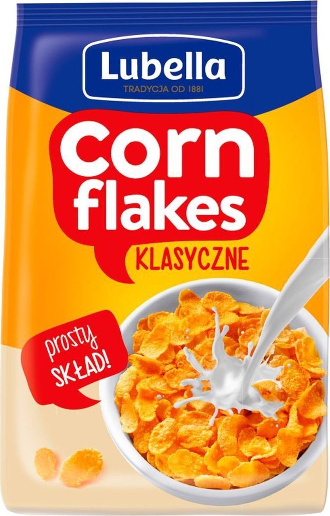 Lubella Lubella Corn Flakes Płatki kukurydziane klasyczne 250 g