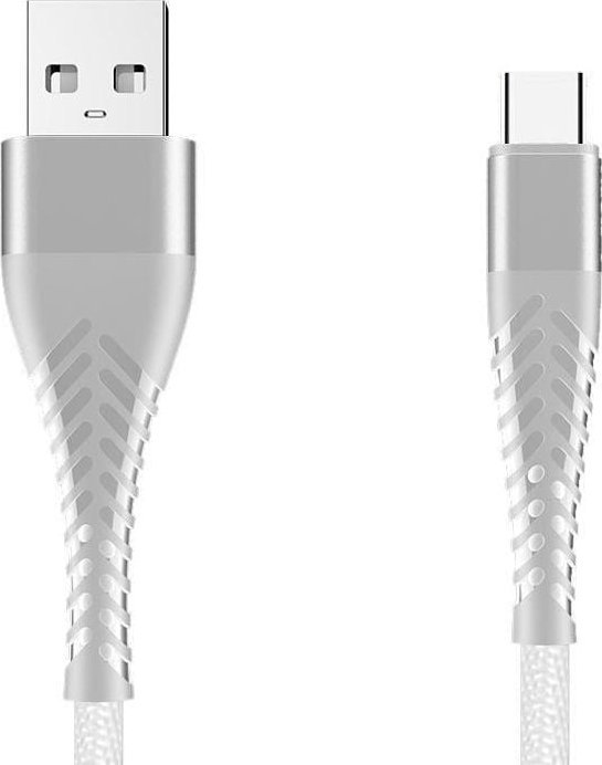 eXtremestyle Kabel USB Typ-C z oplotem Spider (2 m, biały)