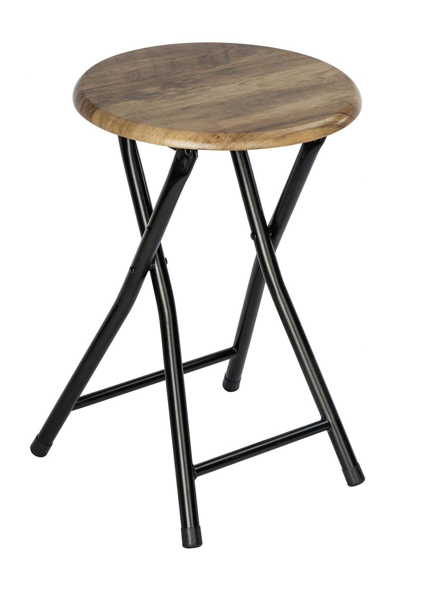 Taboret składany do łazienki FORIO, loftowy, z siedziskiem 30 x 46 cm, WENKO