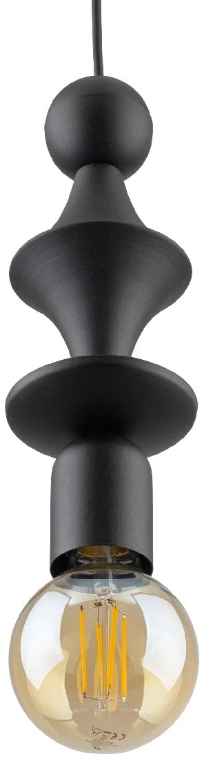 Glamour pojedyncza lampa zwis Tower 10871 nad stół czarny